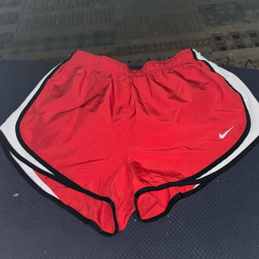 Nike Dri-Fit Red and white shorts